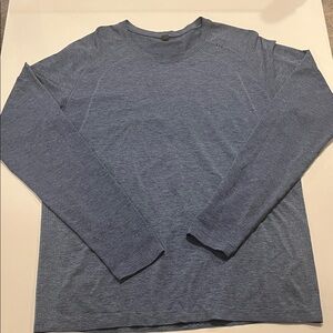 Lululemon Men's Blue Long Sleeve Metal Vent Shirt